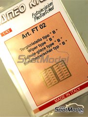Tameo Kits: Detail 1/43 scale - Wiper blade - photo-etched parts - 12 units
