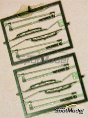 Tameo Kits: Detalle escala 1/43 - Limpiaparabrisas tipo comps - fotograbados - 4 unidades