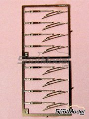 Tameo Kits: Detalle escala 1/43 - Limpiaparabrisas - fotograbados - 8 unidades