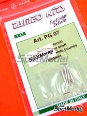 Tameo Kits: Detalle escala 1/43 - Transmision de F1 - metal torneado - 4 unidades