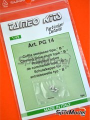 Tameo Kits: Detalle escala 1/43 - Masa homocinetica - metal torneado - 5 unidades