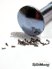 Tameo Kits: Rivets - Rivet head 0.9mm - turned metal parts - 30 units