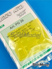 Tameo Kits: Detail 1/43 scale - Yellow F1 Windscreen