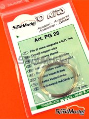 Tameo Kits: Material - Tinned cooper wire 0,21 mm diameter