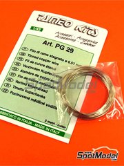 Tameo Kits: Material - Alambre de cobre estaado de 0,51 milimetros de diametro