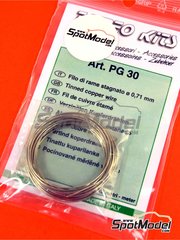 Tameo Kits: Material - Alambre de cobre esta�ado de 0,71 milimetros de diametro - otros materiales