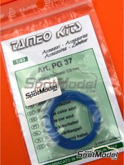 Tameo Kits: Piping cord 1/43 scale - Blue wire 0,5 mm diameter and 2 meters long