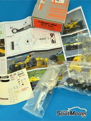 Tameo Kits: Maqueta de coche escala 1/43 - Jordan Ford EJ13 Equipo Jordan Grand Prix patrocinado por Benson and Hedges N� 11, 12 - Giancarlo Fisichella (IT), Ralph Firman (IE) - Gran Premio de F�rmula 1 de Brasil 2003 - fotograbados, piezas de goma, piezas de metal torneado, calcas de agua, piezas de metal blanco y manual de instrucciones