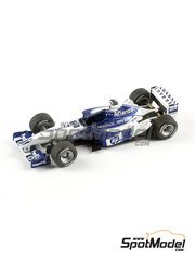 Tameo Kits: Car scale model kit 1/43 scale - Williams BMW FW25 Williams Grand Prix Engineering Team sponsored by HP #3, 4 - Juan Pablo Montoya (CO), Ralf Schumacher (DE) - Monaco Formula 1 Grand Prix 2003 - photo-etched parts, turned metal parts, water slide decals, white metal parts and assembly instructions