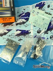 Tameo Kits: Maqueta de coche escala 1/43 - Williams BMW FW27 Equipo Williams Grand Prix Engineering patrocinado por HP N� 7, 8 - Mark Webber (AU), Nick Heidfeld (DE) - Gran Premio de F�rmula 1 de Malasia 2005 - fotograbados, piezas de goma, piezas de metal torneado, calcas de agua, piezas de metal blanco y manual de instrucciones