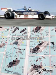 Tameo Kits: Maqueta de coche escala 1/43 - McLaren M26 Equipo McLaren Racing Limited patrocinado por Lowenbrau N� 7, 8 - James Hunt (GB), Patrick Tambay (FR) - Gran Premio Watkins Glen USA East 1978 - fotograbados, piezas de goma, piezas de metal torneado, calcas de agua, piezas de metal blanco, manual de instrucciones y calcas de sponsors de tabaco