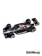 Tameo Kits: Maqueta de coche escala 1/43 - Lola Chevy T89 patrocinado por Valvoline N� 2 - Alfred 'Al' Jr. Unser (US) - Indy 1989 - fotograbados, piezas de goma, piezas de metal torneado, calcas de agua, piezas de metal blanco y manual de instrucciones
