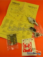 Tameo Kits: Car scale model kit 1/43 scale - Penske Chevy PC18 sponsored by Marlboro #25 - Alfred 'Al' Jr. Unser (US) - Indy 1989 - photo-etched parts, turned metal parts, water slide decals, white metal parts and assembly instructions
