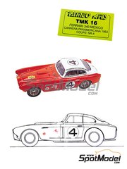 Decals Osca MT4 Carrera Panamericana 1954 1:32 1:43 1:24 1:18 calcas 