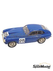 Tameo Kits: Car scale model kit 1/43 scale - Ferrari 195S Coupe Touring #25 - Raymond Sommer (FR), Dorino Serafini (IT) - 24 Hours Le Mans 1950 - photo-etched parts, turned metal parts, water slide decals, white metal parts and assembly instructions