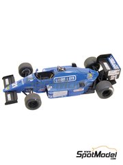 Tameo Kits: Maqueta de coche escala 1/43 - Osella Alfa Romeo FA1/H patrocinado por Bocchino N� 21 - Piercarlo Ghinzani (IT) - Gran Premio de F�rmula 1 de Italia 1986 - fotograbados, piezas de goma, piezas de metal torneado, calcas de agua, piezas de metal blanco y manual de instrucciones