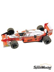 Tameo Kits: Maqueta de coche escala 1/43 - Zakspeed ZK881 Equipo Zakspeed F1 patrocinado por West N� 9, 10 - Piercarlo Ghinzani (IT), Bernd Schneider (DE) - Gran Premio de Formula 1 de M�naco 1988 - fotograbados, piezas de goma, piezas de metal torneado, calcas de agua, piezas de metal blanco y manual de instrucciones