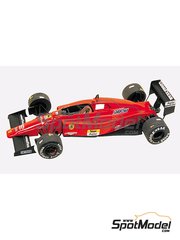 Tameo Kits: Maqueta de coche escala 1/43 - Ferrari F1/89 640 Equipo Scuderia Ferrari patrocinado por Marlboro N 27, 28 - Nigel Ernest James Mansell (GB), Gerhard Berger (AT) - Version de presentacin 1988 - fotograbados, piezas de goma, piezas de metal torneado, calcas de agua, piezas de metal blanco, manual de instrucciones y calcas de sponsors de tabaco