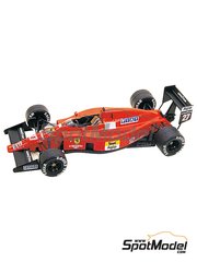 Tameo Kits: Car scale model kit 1/43 scale - Ferrari F1/89 640 Scuderia Ferrari Team sponsored by Marlboro #27,28 - Nigel Ernest James Mansell (GB), Gerhard Berger (AT) - Brazilian Formula 1 Grand Prix 1989 - photo-etched parts, turned metal parts, water slide decals, white metal parts, assembly instructions and tobacco sponsor decals