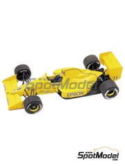 Tameo Kits: Maqueta de coche escala 1/43 - Lotus Judd T101 Equipo Lotus patrocinado por Camel N 11, 12 - Nelson Piquet (BR), Satoru Nakajima (JP) - Gran Premio de Frmula 1 de Brasil 1989 - fotograbados, piezas de goma, piezas de metal torneado, calcas de agua, piezas de metal blanco, manual de instrucciones y calcas de sponsors de tabaco