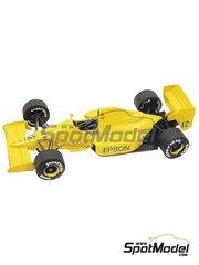 Tameo Kits: Maqueta de coche escala 1/43 - Lotus Judd T101 Equipo Lotus patrocinado por Camel N� 11, 12 - Nelson Piquet (BR), Satoru Nakajima (JP) - Gran Premio de F�rmula 1 de Australia 1989 - fotograbados, piezas de goma, piezas de metal torneado, calcas de agua, piezas de metal blanco, manual de instrucciones y calcas de sponsors de tabaco