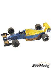 Tameo Kits: Maqueta de coche escala 1/43 - Tyrrell Cosworth 018 Equipo Tyrrell Racing patrocinado por Camel N� 3, 4 - Jean Alesi (FR), Jonathan Palmer (GB) - Gran Premio de F�rmula 1 de Jap�n 1989 - fotograbados, piezas de goma, piezas de metal torneado, calcas de agua, piezas de metal blanco y manual de instrucciones