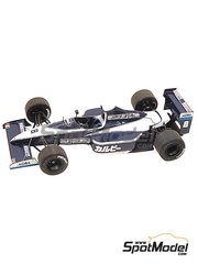 Tameo Kits: Car scale model kit 1/43 scale - Brabham Judd BT59 Brabham Racing Organisation Team sponsored by Aoba Eurojersey #7, 8 - David Brabham (AU), Stefano Modena (IT) - Japanese Formula 1 Grand Prix 1990 - photo-etched parts, turned metal parts, water slide decals, white metal parts and assembly instructions