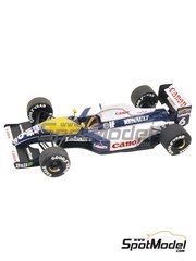 Tameo Kits: Car scale model kit 1/43 scale - Williams Renault FW14 Williams Grand Prix Engineering Team sponsored by Camel #5, 6 - Nigel Ernest James Mansell (GB), Riccardo Patrese (IT) - Brazilian Formula 1 Grand Prix 1991 - photo-etched parts, turned metal parts, water slide decals, white metal parts and assembly instructions