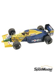 Tameo Kits: Maqueta de coche escala 1/43 - Benetton Ford B190b Equipo Benetton Formula Ltd patrocinado por Camel N� 19, 20 - Roberto Moreno (BR), Nelson Piquet (BR) - Gran Premio de F�rmula 1 de los Estados Unidos de Am�rica 1990 - fotograbados, piezas de goma, piezas de metal torneado, calcas de agua, piezas de metal blanco y manual de instrucciones