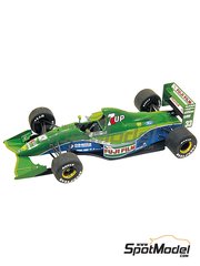 Tameo Kits: Maqueta de coche escala 1/43 - Jordan Ford J191 Equipo Jordan Grand Prix patrocinado por Fujifilm 7UP Pepsi N� 32, 33 - Andrea de Cesaris (IT), Bertrand Gachot (BE) - Gran Premio de F�rmula 1 de Inglaterra 1991 - fotograbados, piezas de goma, piezas de metal torneado, calcas de agua, piezas de metal blanco y manual de instrucciones