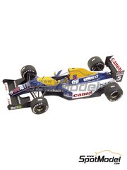 Tameo Kits: Maqueta de coche escala 1/43 - Williams Renault FW14B Equipo Williams Grand Prix Engineering patrocinado por Canon N 5, 6 - Nigel Ernest James Mansell (GB), Riccardo Patrese (IT) - Gran Premio de Frmula 1 de Sudfrica 1992 - fotograbados, piezas de goma, piezas de metal torneado, calcas de agua, piezas de metal blanco, manual de instrucciones y calcas de sponsors de tabaco
