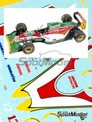Tameo Kits: Maqueta de coche escala 1/43 - Lotus Ford 107b Equipo Lotus patrocinado por Castrol N� 11, 12 - John Paul  "Johnny" Herbert (GB), Alessandro 'Alex' Zanardi (IT) - Gran Premio de F�rmula 1 de Europa 1993 - fotograbados, piezas de goma, piezas de metal torneado, calcas de agua, piezas de metal blanco y manual de instrucciones