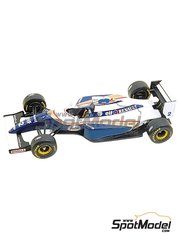 Tameo Kits: Maqueta de coche escala 1/43 - Williams Renault FW16 Equipo Williams Grand Prix Engineering patrocinado por ELF N 0, 2 - Damon Hill (GB), Ayrton Senna da Silva (BR) - Gran Premio de Frmula 1 de Brasil 1994 - fotograbados, piezas de goma, piezas de metal torneado, calcas de agua, piezas de metal blanco, manual de instrucciones y calcas de sponsors de tabaco
