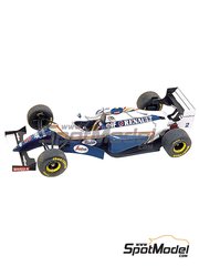 Tameo Kits: Car scale model kit 1/43 scale - Williams Renault FW16 Williams Grand Prix Engineering Team sponsored by Rothmans #0, 2 - Damon Hill (GB), Nigel Ernest James Mansell (GB) - Australian Formula 1 Grand Prix 1994 - photo-etched parts, turned metal parts, water slide decals, white metal parts, assembly instructions and tobacco sponsor decals