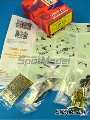 Tameo Kits: Maqueta de coche escala 1/43 - McLaren Ford M23 Equipo McLaren Racing Limited patrocinado por Yardley N� 8, 7, 30 - Jody Scheckter (ZA), Denis Clive 'Denny' Hulme (NZ) - Gran Premio de F�rmula 1 de Inglaterra 1973 - fotograbados, piezas de goma, piezas de metal torneado, calcas de agua, piezas de metal blanco y manual de instrucciones