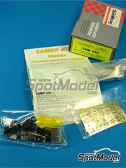 Tameo Kits: Car scale model kit 1/43 scale - McLaren Ford M23 McLaren Racing Limited Team sponsored by Yardley #33 - Mike Hailwood (GB) - Brazilian Formula 1 Grand Prix 1974 - photo-etched parts, turned metal parts, water slide decals, white metal parts and assembly instructions
