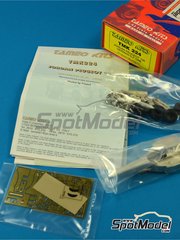 Tameo Kits: Car scale model kit 1/43 scale - Jordan Peugeot 196 Jordan Grand Prix Team sponsored by Benson and Hedges #11, 12 - Rubens Barrichello (BR), Martin Brundle (GB) - German Formula 1 Grand Prix 1996 - photo-etched parts, turned metal parts, water slide decals, white metal parts and assembly instructions