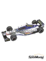 Tameo Kits: Car scale model kit 1/43 scale - Minardi Ford M01 Minardi F1 Team sponsored by Telefonica #20, 21 - Luca Badoer (IT), Marc Gene (ES) - European Formula 1 Grand Prix 1999 - photo-etched parts, turned metal parts, water slide decals, white metal parts, assembly instructions and tobacco sponsor decals