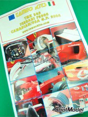 Tameo Kits: Car scale model kit 1/43 scale - Ferrari F2004 Scuderia Ferrari Team sponsored by Vodafone #1, 2 - Michael Schumacher (DE), Rubens Barrichello (BR) - Canadian Formula 1 Grand Prix 2004 - photo-etched parts, turned metal parts, water slide decals, white metal parts and assembly instructions