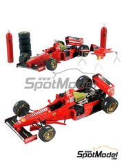 Tameo Kits: Car scale model kit 1/43 scale - Ferrari F310B Scuderia Ferrari Team sponsored by Marlboro #5, 6 - Michael Schumacher (DE), Eddie Irvine (GB) - Japanese Formula 1 Grand Prix 1997 - photo-etched parts, turned metal parts, water slide decals, white metal parts, assembly instructions and tobacco sponsor decals