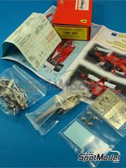 Tameo Kits: Car scale model kit 1/43 scale - Ferrari 248F1 Scuderia Ferrari Team sponsored by Marlboro #5, 6 - Michael Schumacher (DE), Felipe Massa (BR) - San Marino Formula 1 Grand Prix 2006 - photo-etched parts, turned metal parts, water slide decals, white metal parts, assembly instructions and tobacco sponsor decals