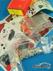 Tameo Kits: Car scale model kit 1/43 scale - Ferrari F2007 Scuderia Ferrari Team sponsored by Marlboro #5, 6 - Felipe Massa (BR), Kimi Rikknen (FI) - Chinese Formula 1 Grand Prix 2007 - photo-etched parts, turned metal parts, water slide decals, white metal parts, assembly instructions and tobacco sponsor decals