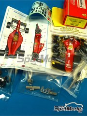 Tameo Kits: Maqueta de coche escala 1/43 - Ferrari F1/90 Equipo Scuderia Ferrari patrocinado por Marlboro N� 1, 2 - Alain Prost (FR), Nigel Ernest James Mansell (GB) - Gran Premio de F�rmula 1 de Francia 1990 - fotograbados, piezas de metal torneado, calcas de agua, piezas de metal blanco, manual de instrucciones y calcas de sponsors de tabaco