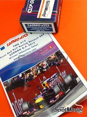 Tameo Kits: Maqueta de coche escala 1/43 - RB Racing Renault RB9 patrocinado por Infiniti N 1 - Sebastian Vettel (DE) - Gran Premio de Frmula 1 de Alemania 2013 - fotograbados, piezas de goma, piezas de metal torneado, calcas de agua, piezas de metal blanco y manual de instrucciones