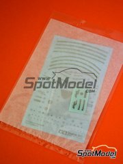 Tamiya: Spare part 1/12 scale - Kawasaki Ninja H2R: Decals - water slide decals - for Tamiya reference TAM14131
