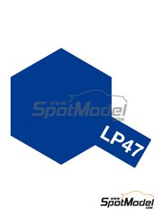 Tamiya: Pintura laca - Azul perlado LP-47 Pearl blue - 1 x 10ml