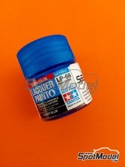 Tamiya: Lacquer paint - Transparent Clear blue - 1 x 10ml
