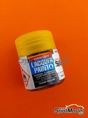 Tamiya: Pintura laca - Amarillo claro transparente Clear Yellow - 1 x 10ml