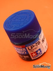 Tamiya: Pintura laca - Azul mate LP-78 Flat blue - 1 x 10ml