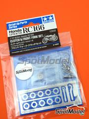 Tamiya: Detail up set 1/12 scale - Honda RC166 GP Racer 250cc - CNC metal parts, photo-etched parts, turned metal parts and assembly instructions - for Tamiya reference TAM14113 image